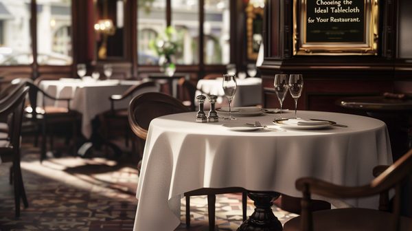 Choisir la nappe idéale pour votre restaurant